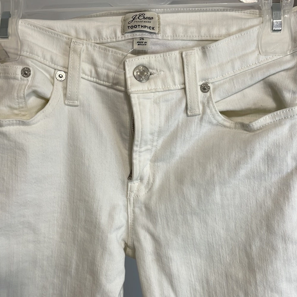 J. Crew white jeans - Picture 2 of 6